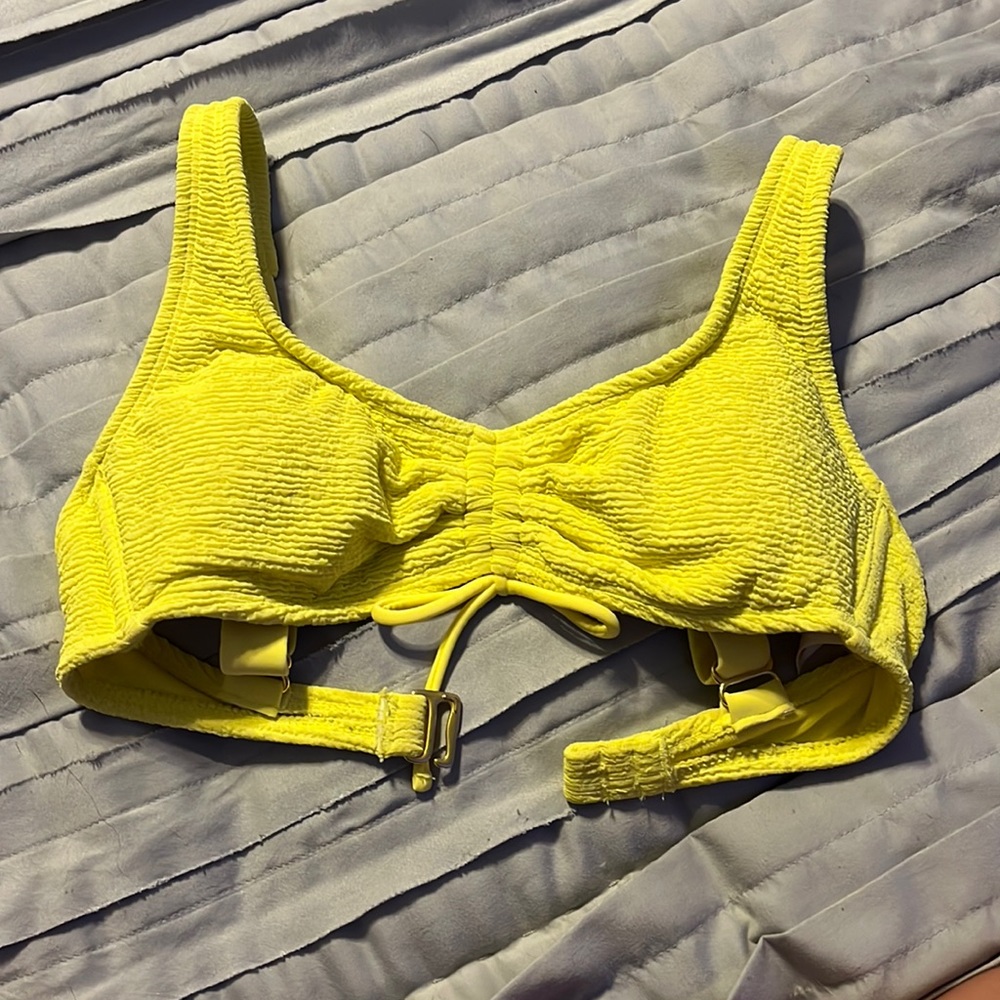 Xhilaration Yellow Bikini Top